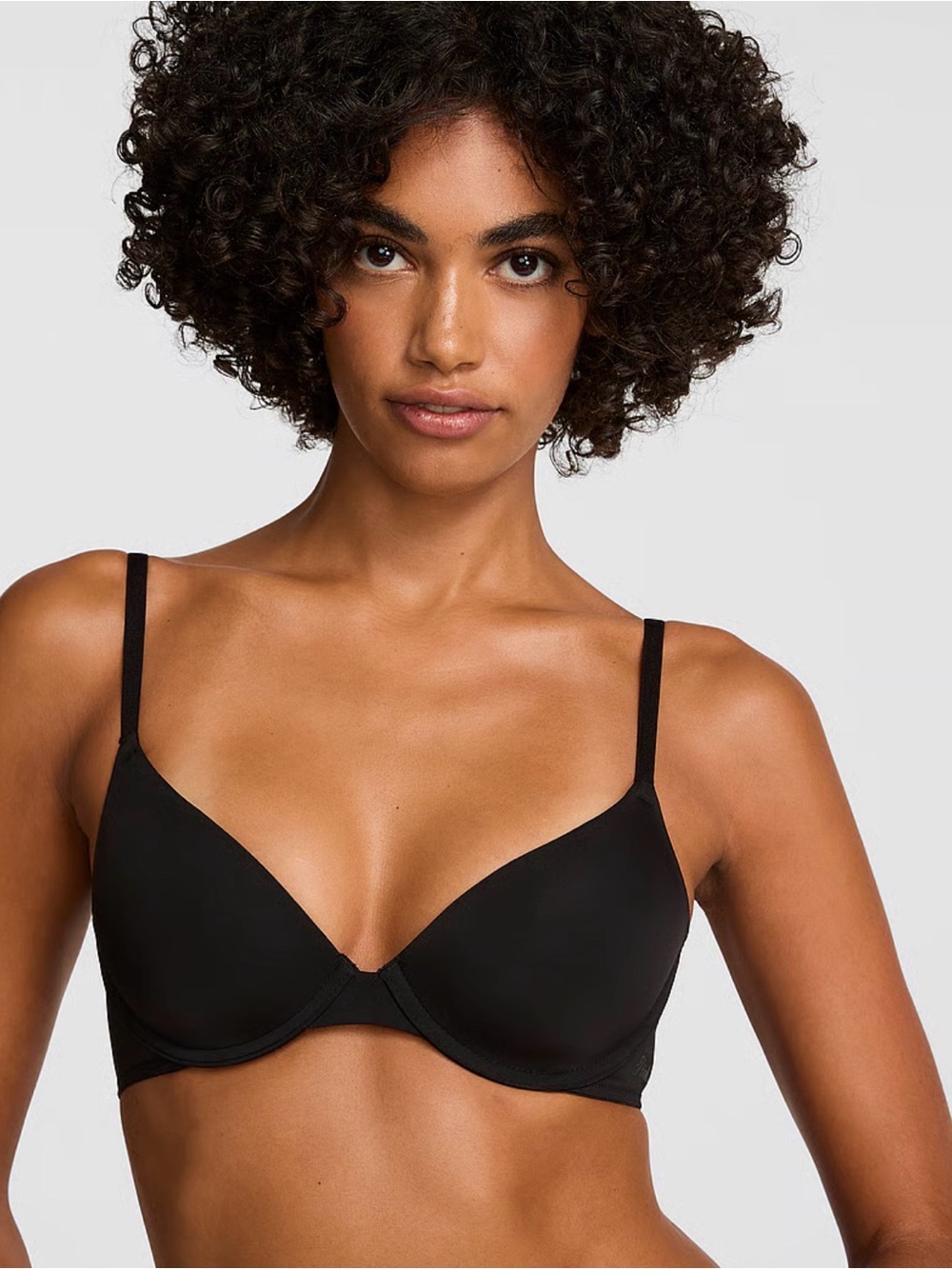 PINK Victoria's Secret Smooth Black T-Shirt Bra